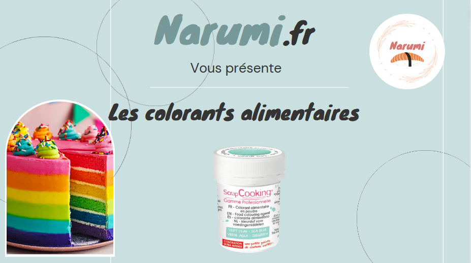 Utilisation et choix du colorant alimentaire