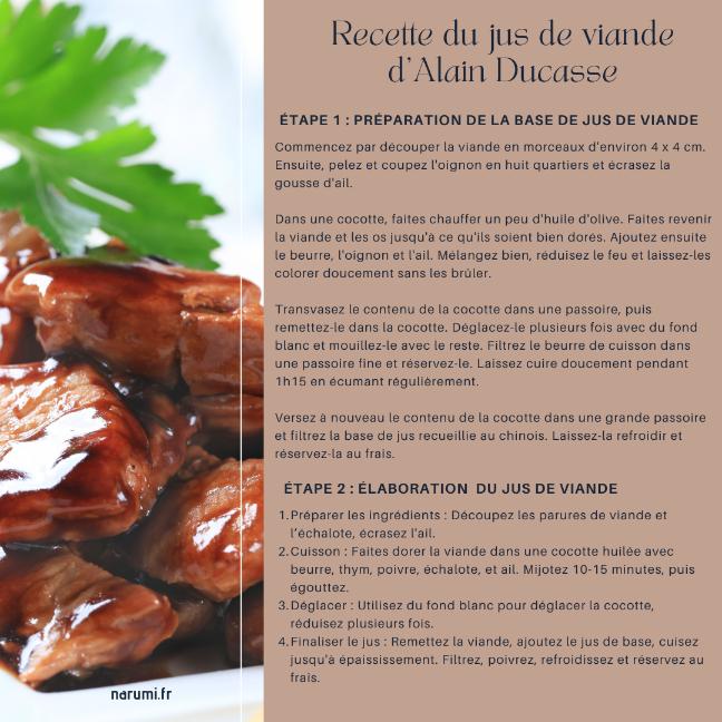 recette jus viande alain ducasse recette jus viande alain ducasse