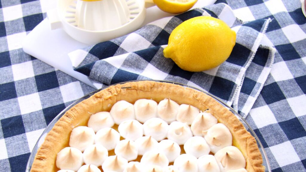 tarte au citron meringuée